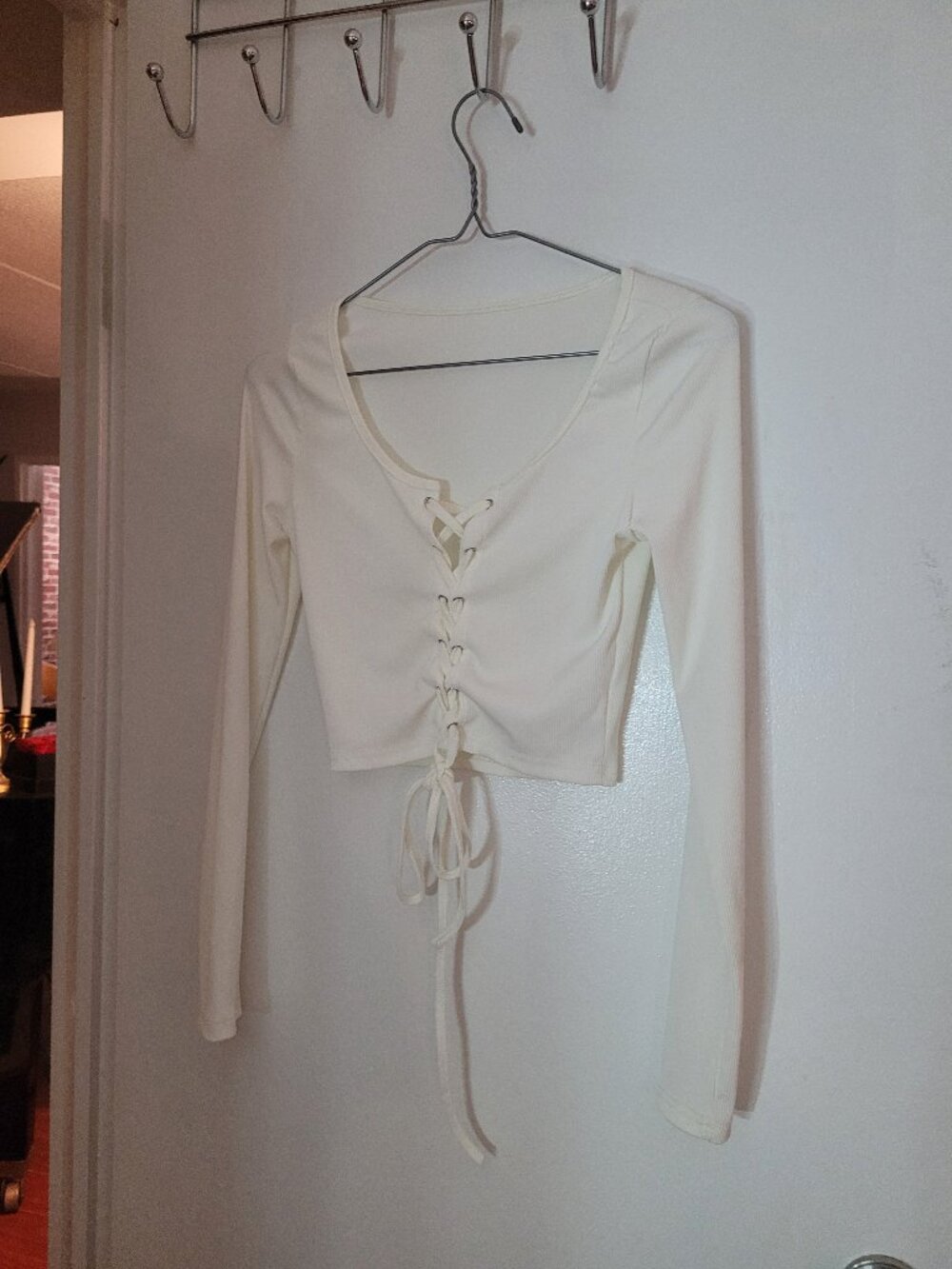 White string top - short